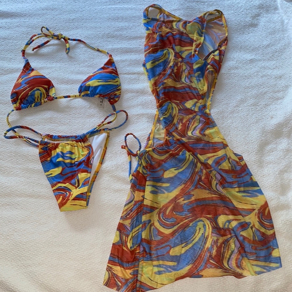 3 piece swimsuit set